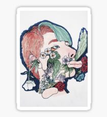 Floral Decay Sticker