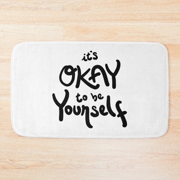 Item preview, Its okay to be yourself Lettering design designed and sold by Khotekmei.
