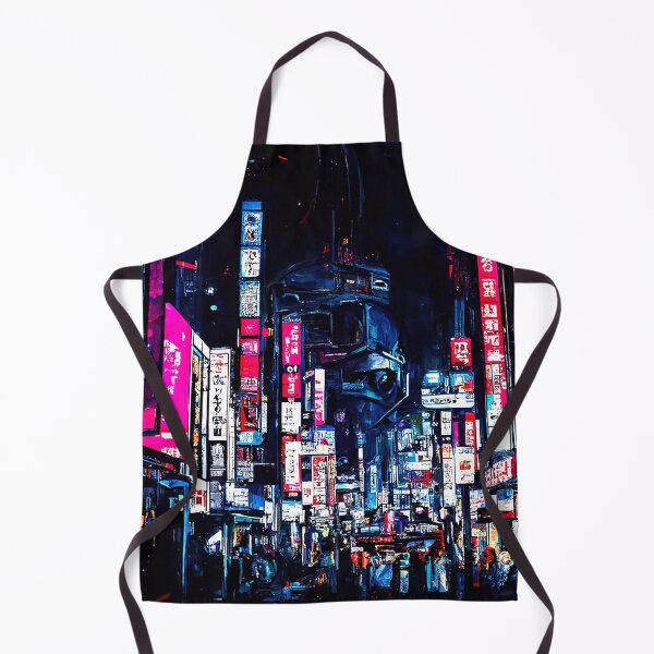 Item preview, Streets of Neo-Tokyo designed and sold by AM FineArtPrints.