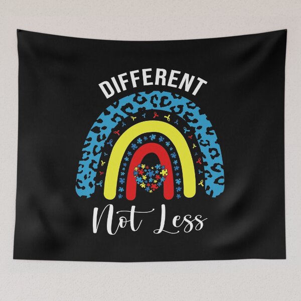 Item preview, Best Autism Prevention Rainbow Different Not Less Disability designed and sold by adsmod.