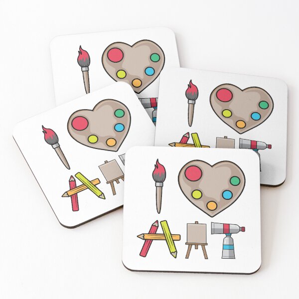 Item preview, Cool I Love Art Fun Colorful Future Artist Craft A designed and sold by SamuelGandhi.