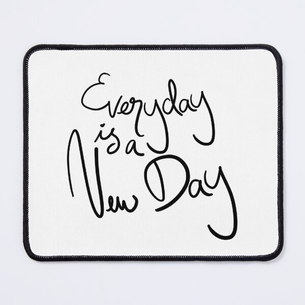 Item preview, Everyday is a new day Lettering design designed and sold by Khotekmei.