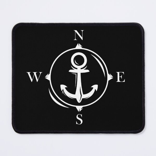 Item preview, Anchor cardinal points north east south west compass - sea captain designed and sold by AndreMi.