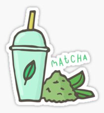 Matcha tea latte Sticker