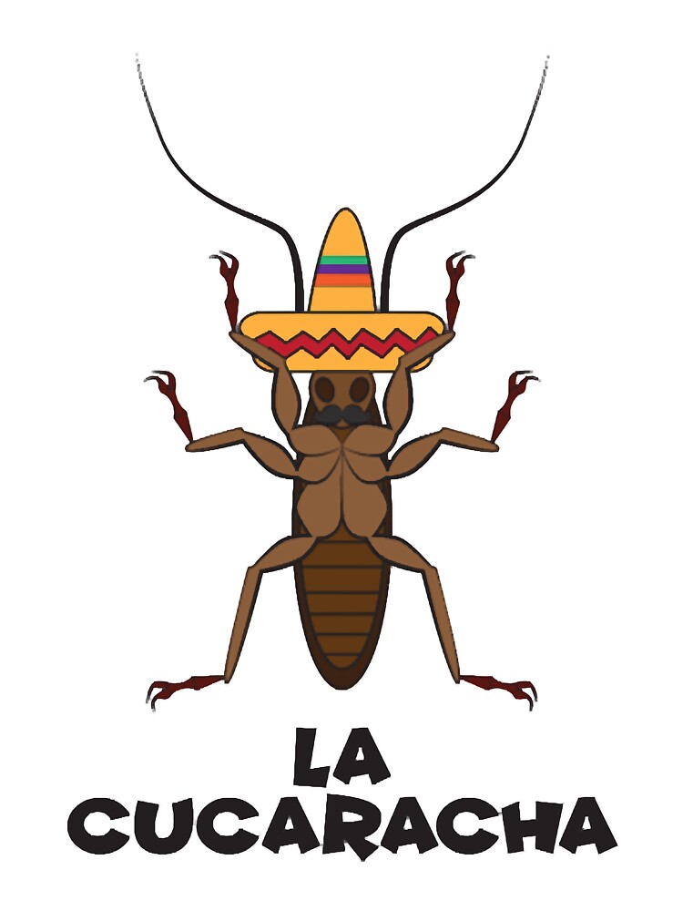 La Cucaracha Novelty Mexican Cockroach Kids T-Shirt for Sale by  SamuelGandhi