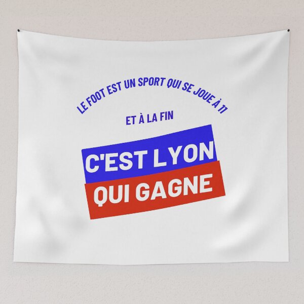 Item preview, Foot Lyon Football Supporter Lyonnais designed and sold by FrenchDream.