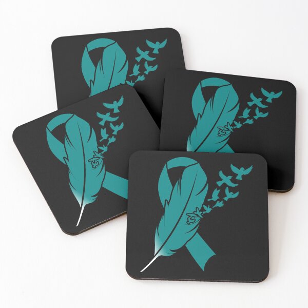 Item preview, Ovarian Cancer Awareness-Teal Ribbon designed and sold by SamuelGandhi.