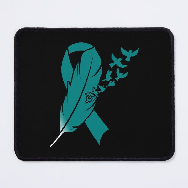 Item preview, Ovarian Cancer Awareness-Teal Ribbon designed and sold by SamuelGandhi.