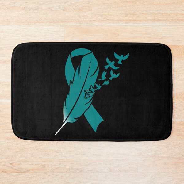Item preview, Ovarian Cancer Awareness-Teal Ribbon designed and sold by SamuelGandhi.