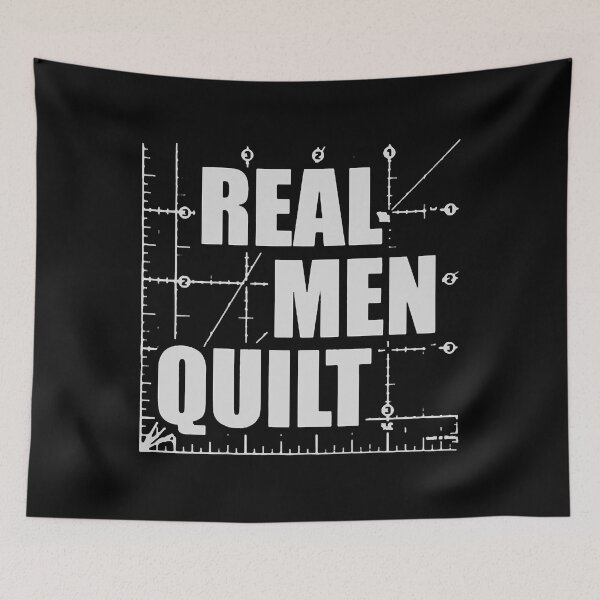 Item preview, Real Men Quilt designed and sold by SamuelGandhi.