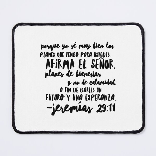 Item preview, Spanish Christian Bible Verse Jeremiah 2911 designed and sold by SamuelGandhi.