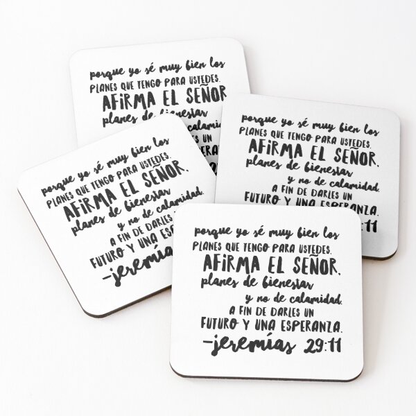 Item preview, Spanish Christian Bible Verse Jeremiah 2911 designed and sold by SamuelGandhi.