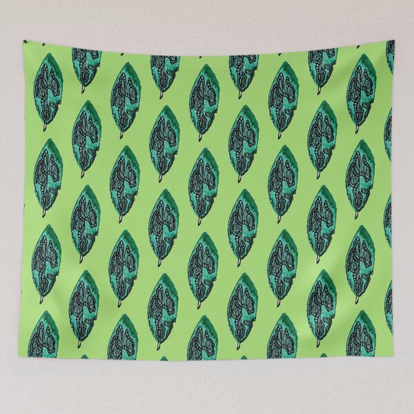 Item preview, Hoja verde como pluma designed and sold by missmann.