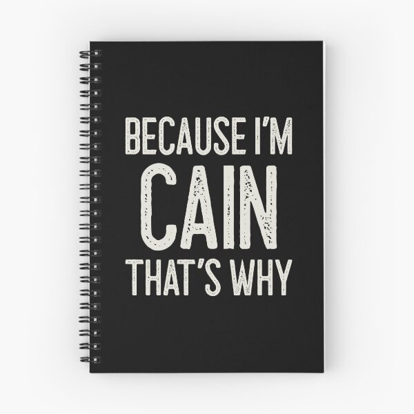 Item preview, Because I’m Cain That’s Why Funny Personalized Name designed and sold by MariosNydras.