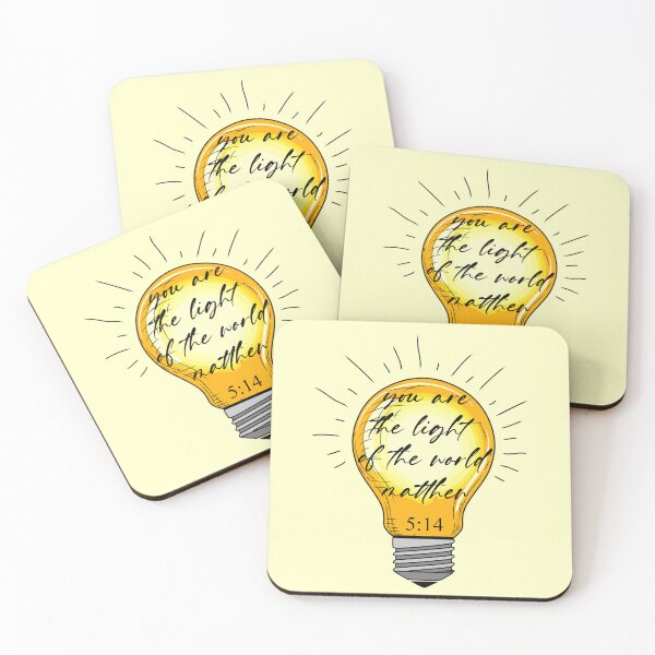 Item preview, You Are The Light of The World (Yellow) Spiral Notebook designed and sold by crafts-gift.