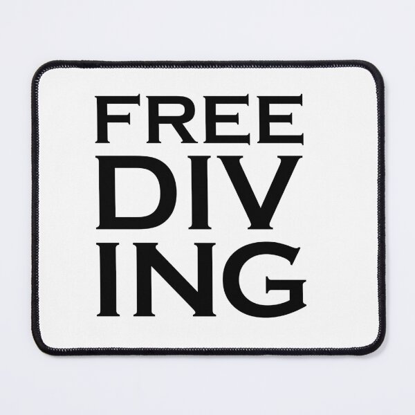 Item preview, Freediving diver diving apnea symbol font - freediving team designed and sold by AndreMi.