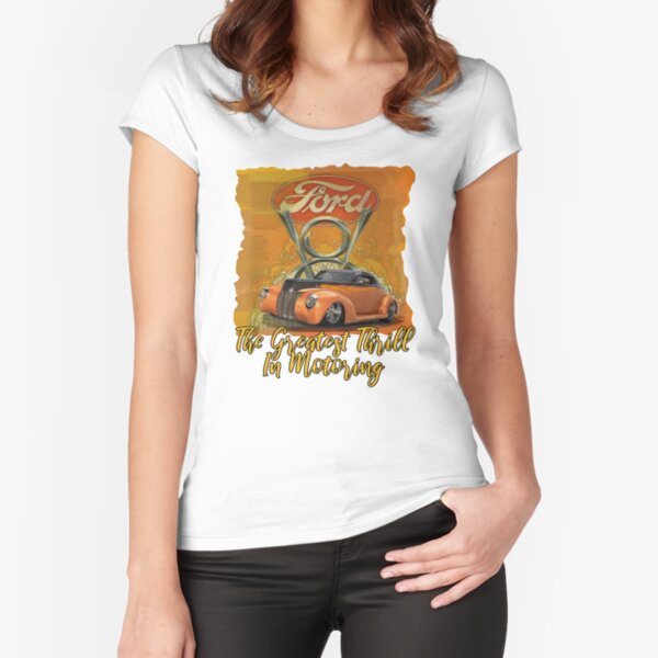 The Greatest Thrill in Motoring Fitted Scoop T-Shirt
