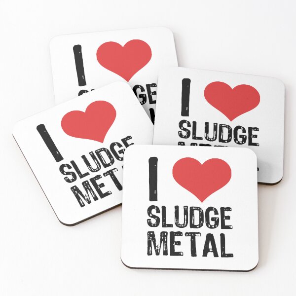 Item preview, I Love Sludge Metal designed and sold by The "I Love Everything" Shop.
