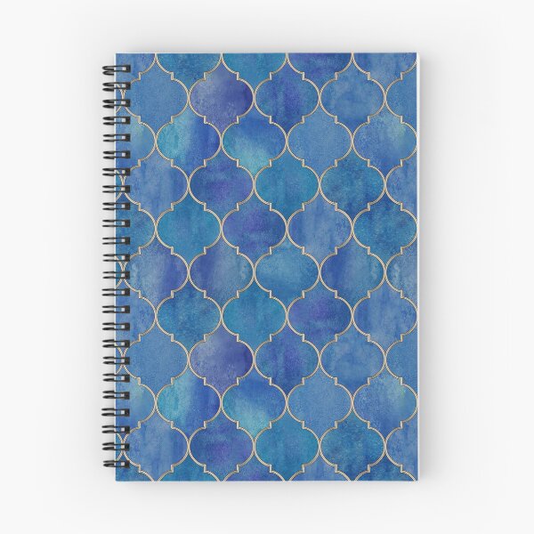 Item preview, Shades of Blue Moroccan Lamp Pattern designed and sold by AppareIIndustry.