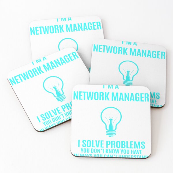 Item preview, Network Manager - I Solve Problems Job Gift designed and sold by melissaval2.