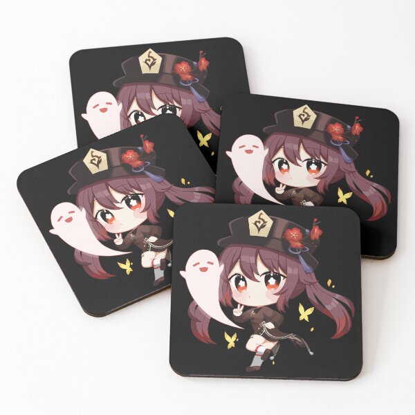 Artikelvorschau, Hutao Chibi Genshin-Aufprall entworfen und verkauft von WeeabooClub.