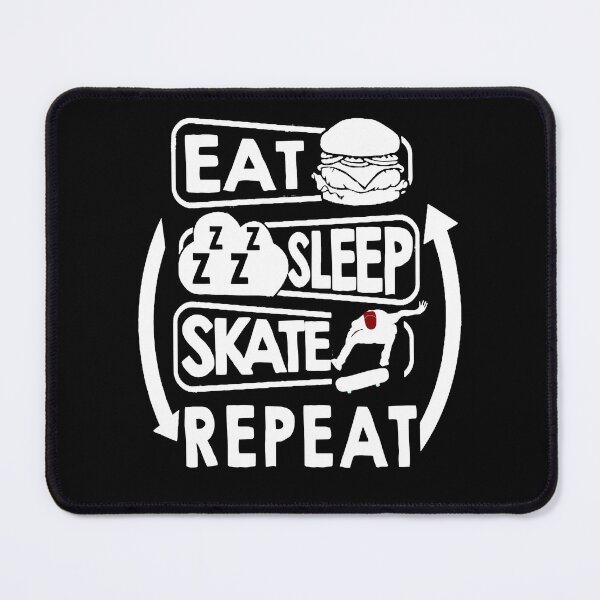 Item preview, eat sleep & skate, repeat designed and sold by Toonify4U.