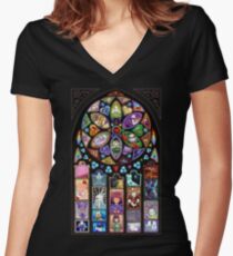 Undertale Universe Women's Fitted V-Neck T-Shirt