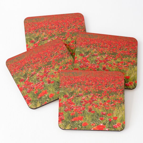 Item preview, Tuscan poppies field designed and sold by Nicomaja.