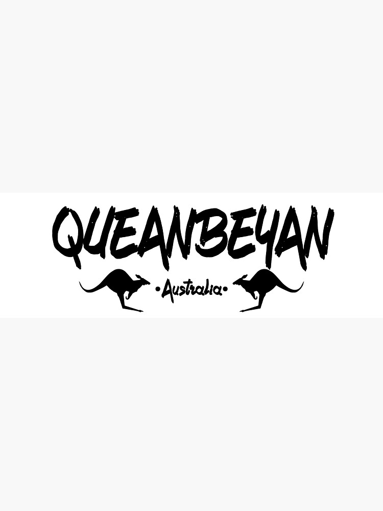 "queanbeyan Australia Tag" Sticker by WaterClimber Redbubble