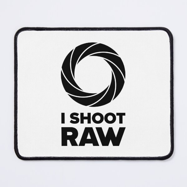 Item preview, I Shoot Raw III - Photography Design (Black Text) designed and sold by STUDIO-72.