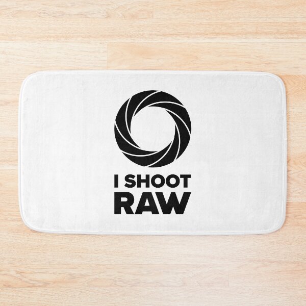 Item preview, I Shoot Raw III - Photography Design (Black Text) designed and sold by STUDIO-72.