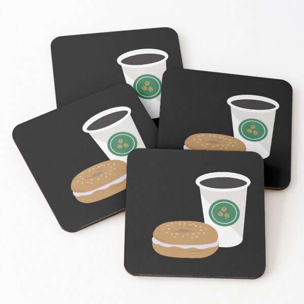 Item preview, COFFEE AND BAGLE  designed and sold by DiscoVibes.