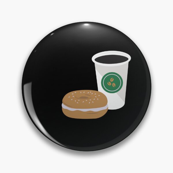 Item preview, COFFEE AND BAGLE  designed and sold by DiscoVibes.
