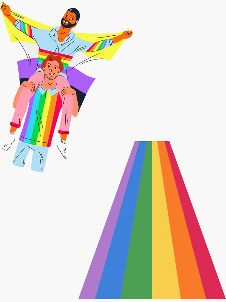 Thumbnail 3 of 3, Sticker, Pride - Love Wins designed and sold by JiggsFashion.