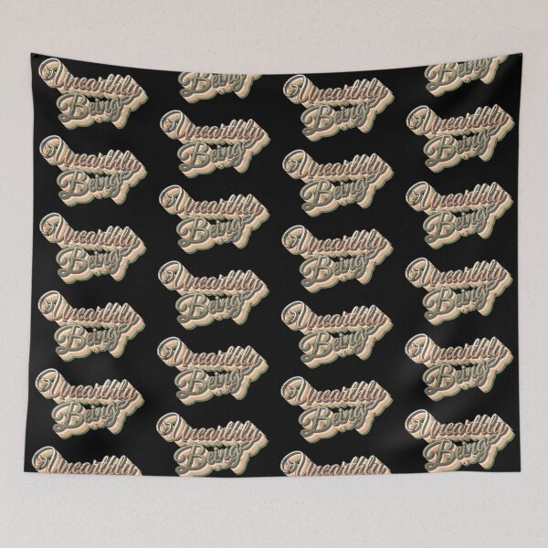 Item preview, Distressed Style Cool Retro UNEARTHLY BEING slogan designed and sold by TrulyEpoque.
