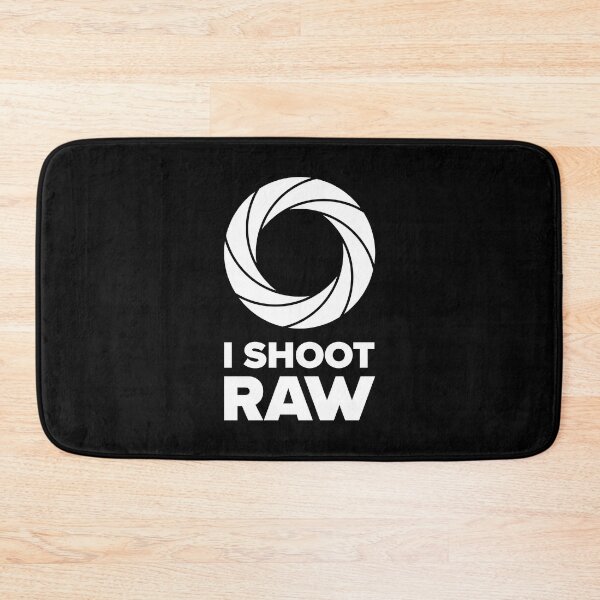 Item preview, I Shoot Raw III - Photography Design (White Text) designed and sold by STUDIO-72.