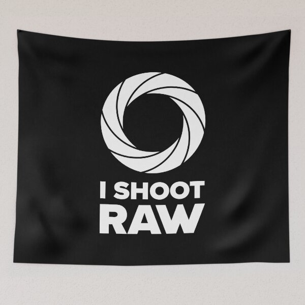 Item preview, I Shoot Raw III - Photography Design (White Text) designed and sold by STUDIO-72.