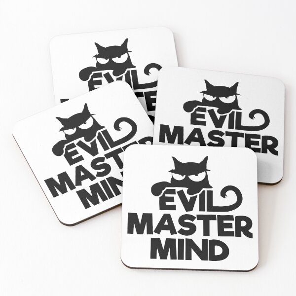 Item preview, Evil Mastermind Funny Cat Lover's designed and sold by Happy Puppy Print On Demand.