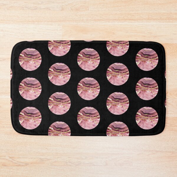 Item preview, Shades Of Rose & Gold Glitter Geode Agate Slice designed and sold by Lucky-Town-Art.