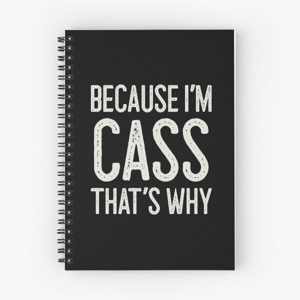 Item preview, Because I’m Cass That’s Why Funny Personalized Name designed and sold by MariosNydras.