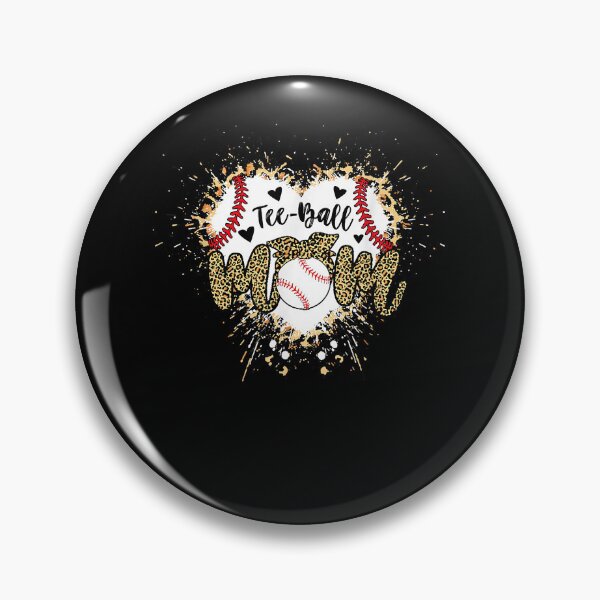 Item preview, Ball Mom Mother's Day Tee Teeball Mom Leopard Funny T-Shirt designed and sold by bloemeg.