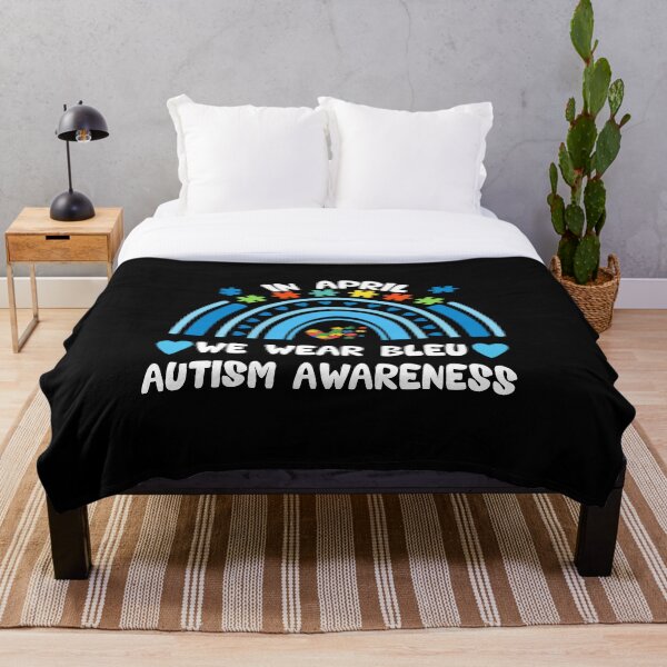 Item preview, In April we wear blue for autism awareness Day Rainbow designed and sold by Imadart.