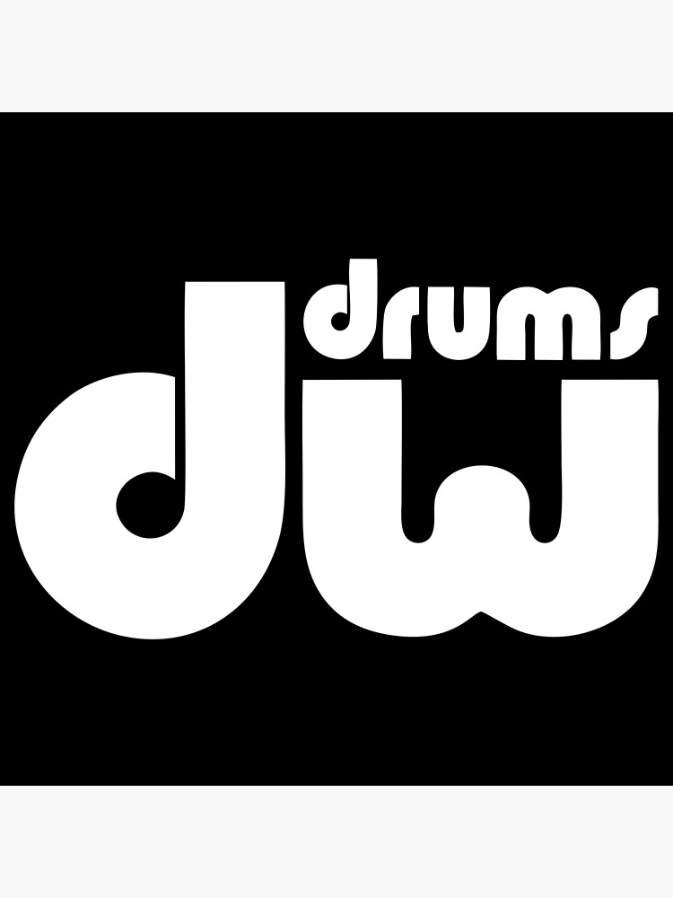 "Awesome DW Drums Design" Poster for Sale by gasfiniaa Redbubble