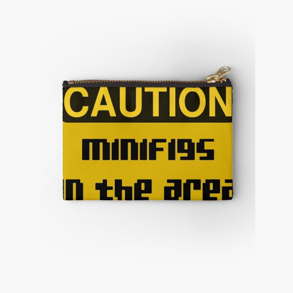 Item preview, Caution Minifigs in the Area Sign designed and sold by ChilleeW.