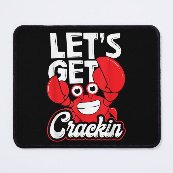Item preview, Lets Get Crackin Funny Crab Eater Seafood Lover Crab Boil  designed and sold by AlanaDobra.