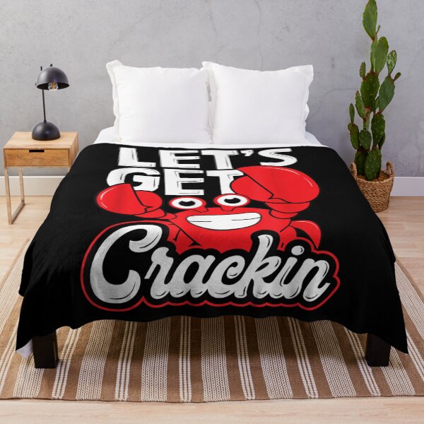 Item preview, Lets Get Crackin Funny Crab Eater Seafood Lover Crab Boil designed and sold by AlanaDobra.