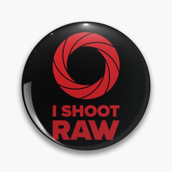 Item preview, I Shoot Raw III - Photography Design (Red on Black) designed and sold by STUDIO-72.