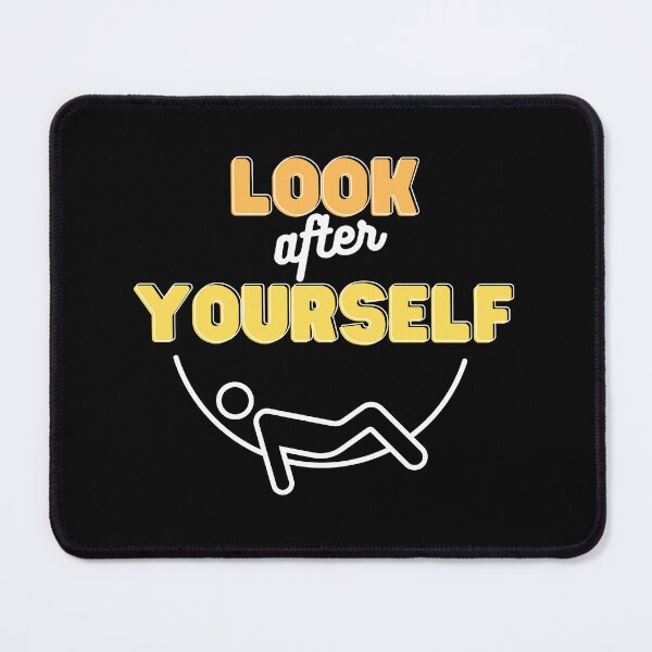 Item preview, Look After Yourself Design on a Dark Background designed and sold by CreativNode.