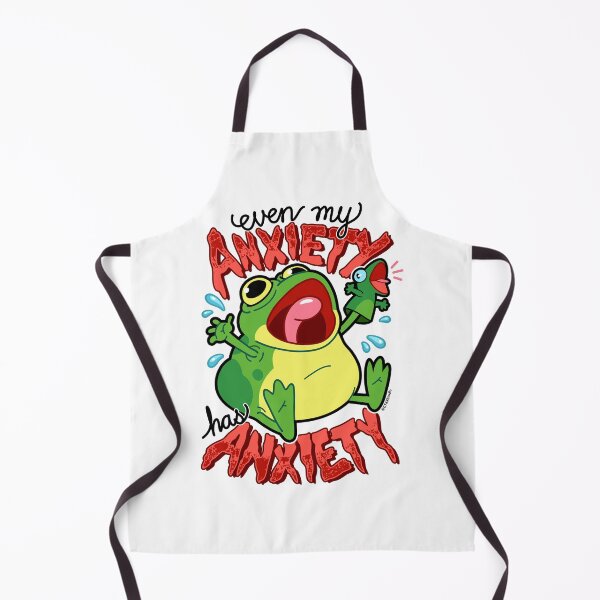 Item preview, Anxiety Frog ~ Even My Anxiety Has Anxiety designed and sold by ctkrstudio.