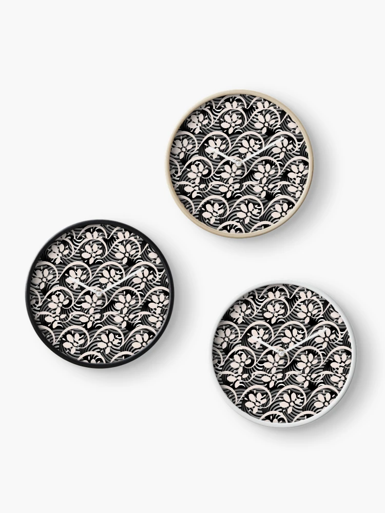 Thumbnail 3 of 4, Clock, Circular Optical Pattern designed and sold by SBWorld.